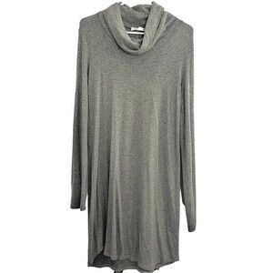 Lola Grace olive green cowl neck sweater dress size small